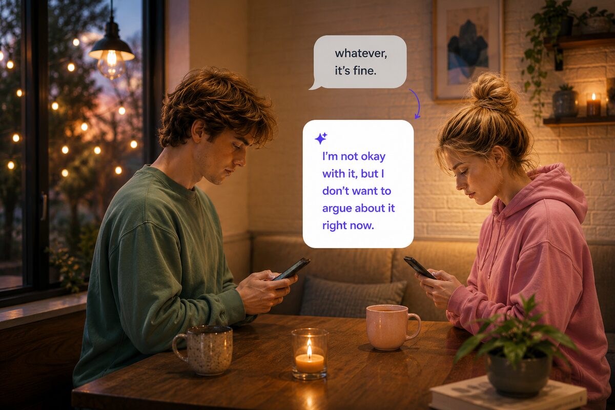 Reach — Figure out what to say.